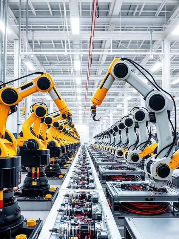 Voltixa factory assembly line