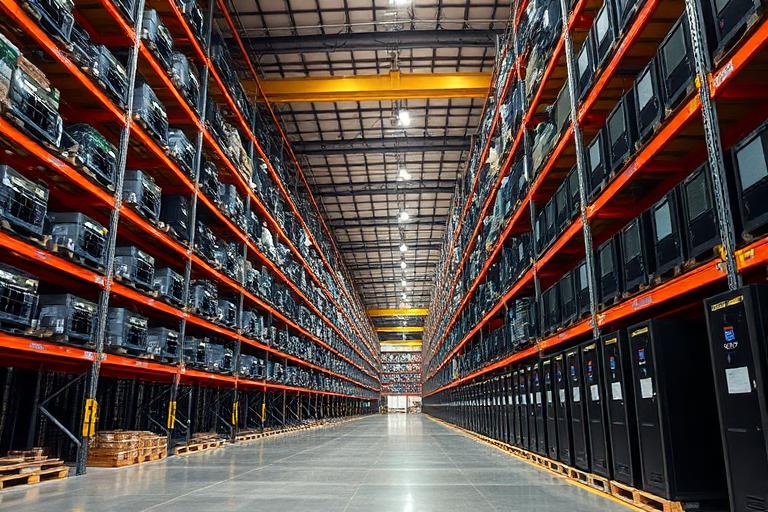 Voltixa warehouse with finished UPS units